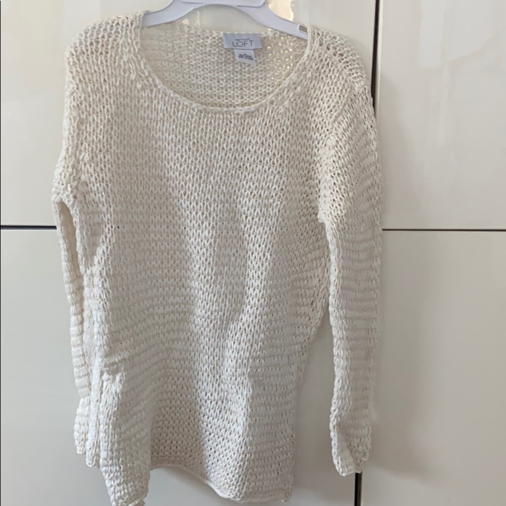 Ann Taylor Loft Open Knit Sweater